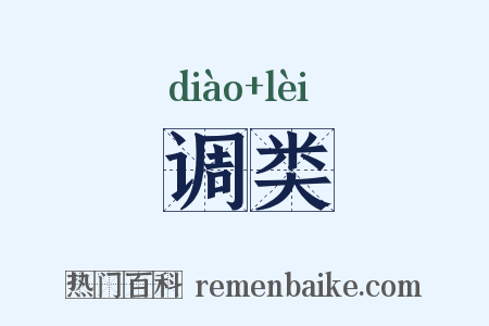 调类是什么意思的图片